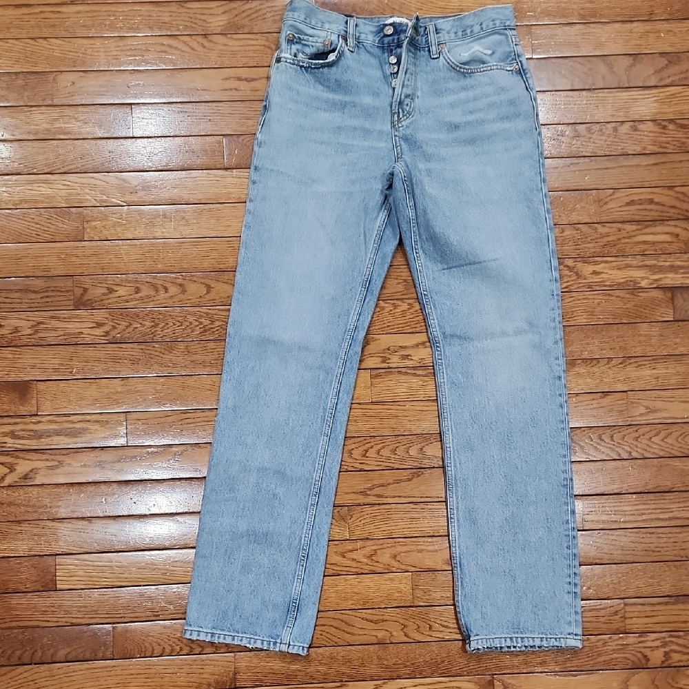Re/Done Women's Denim Straight Jeans